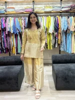 Golden Shimmer Festive Co-ord Set_result
