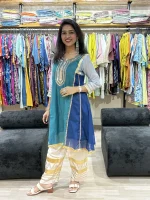 Kareena Kapoor Inspired Pure Mal Chanderi Farsi Salwar Set-6_result