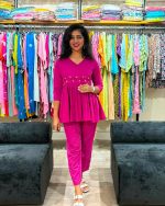 Orchid Grace Peplum Co-ord Set