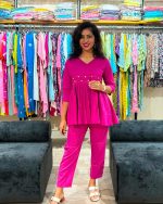 Orchid Grace Peplum Co-ord Set