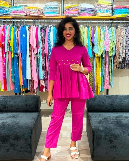 Orchid Grace Peplum Co-ord Set