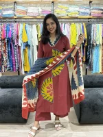 Patchwork Kurta Pant Set with Printed Dupatta-2_result