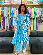 Sky Blossom Printed Suit Set