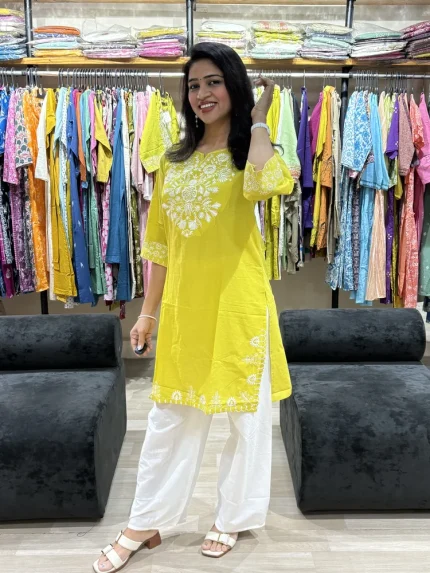 Sunshine Chikankari Cotton Pair_result